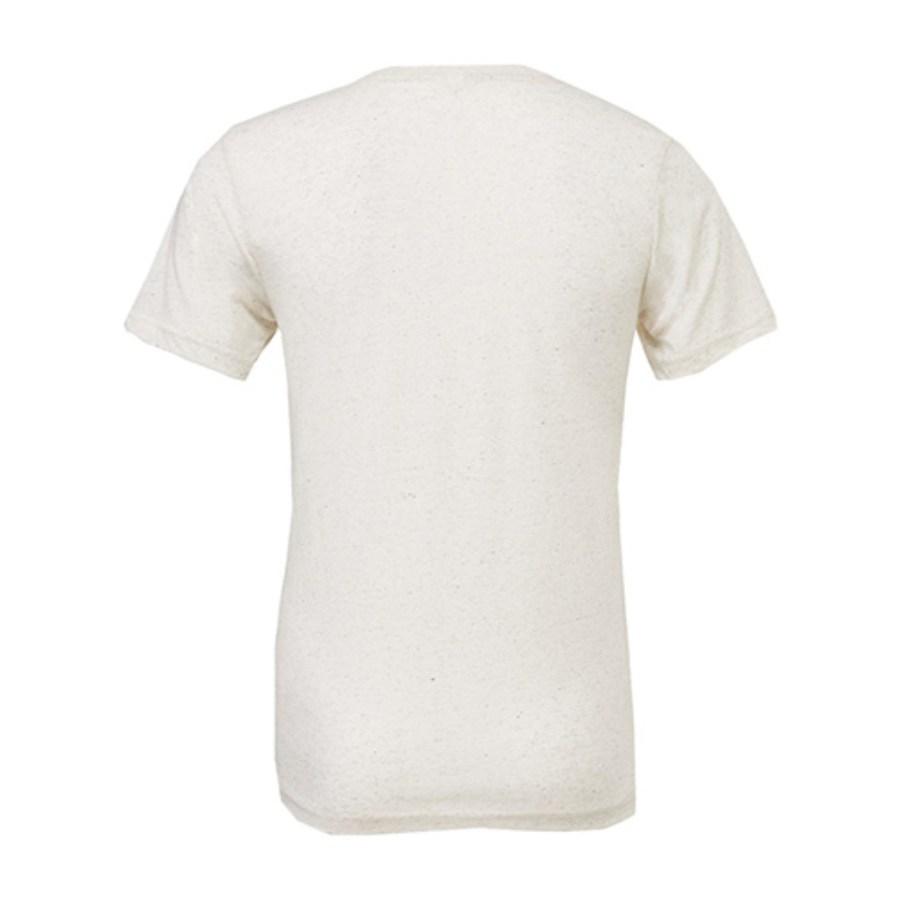 BELLA + CANVAS Triblend V-Neck Tee Close Up Detail