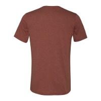 BELLA + CANVAS Triblend V-Neck Tee Close Up Detail