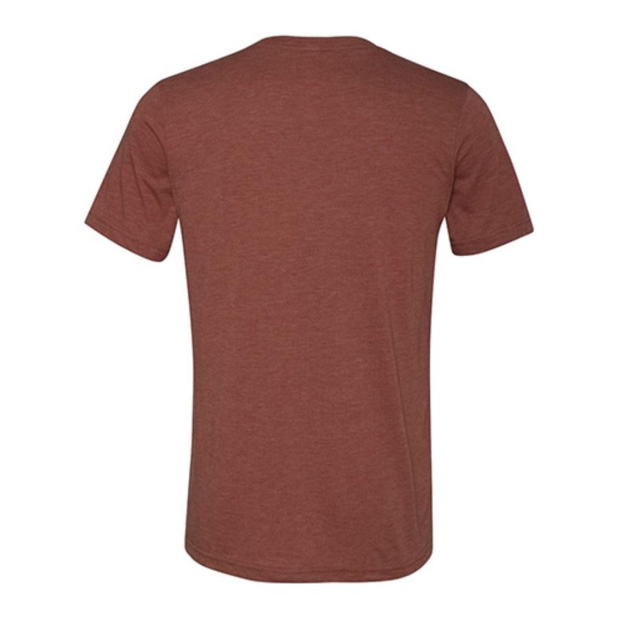 BELLA + CANVAS Triblend V-Neck Tee Close Up Detail