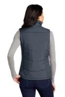 Port Authority Women's Puffy Vest Feature Close-up