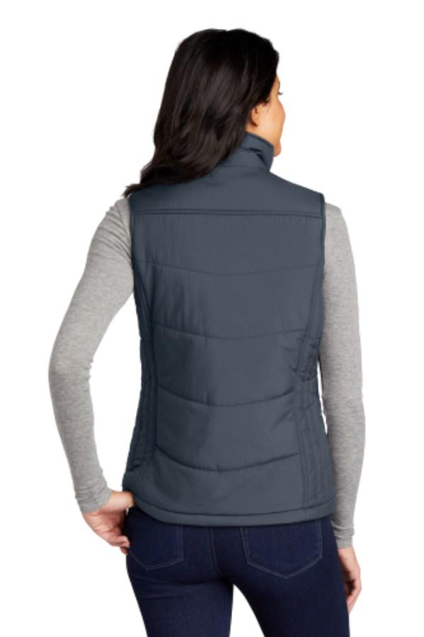Port Authority Women's Puffy Vest Feature Close-up