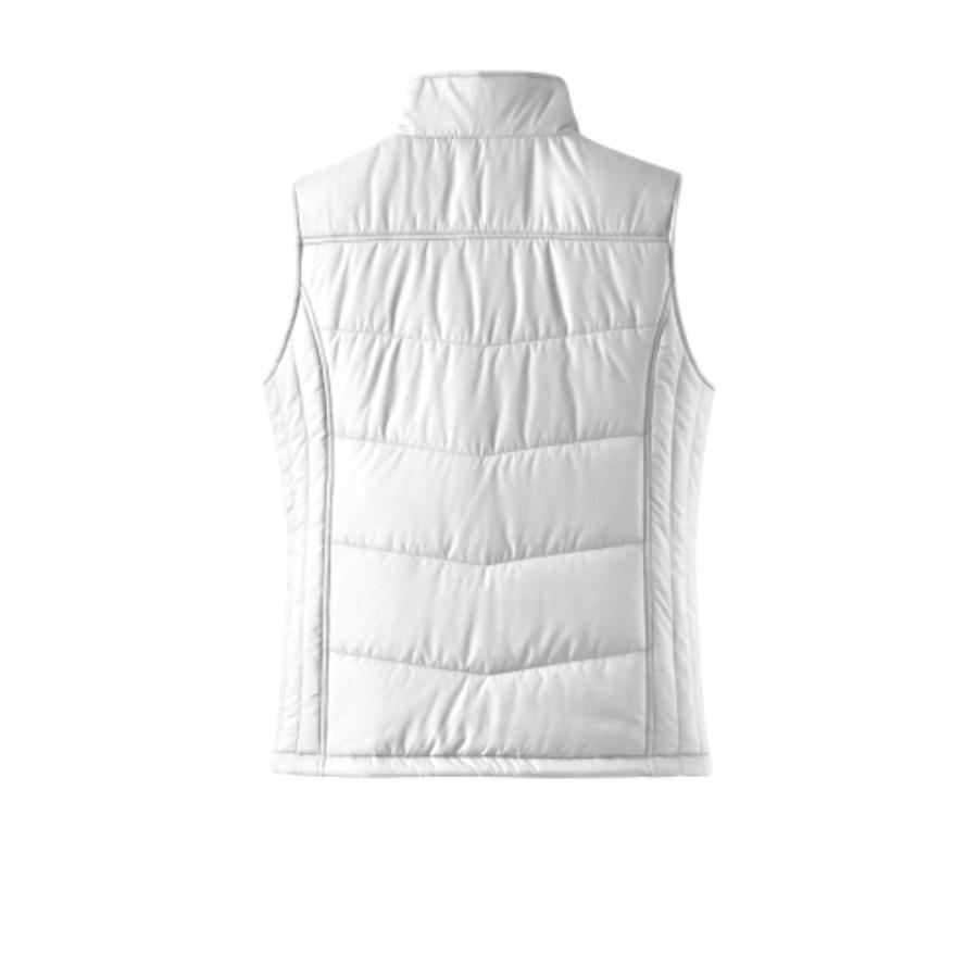Port Authority Women's Puffy Vest Close Up Detail