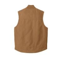 CornerStone Washed Duck Cloth Vest Feature Close-up