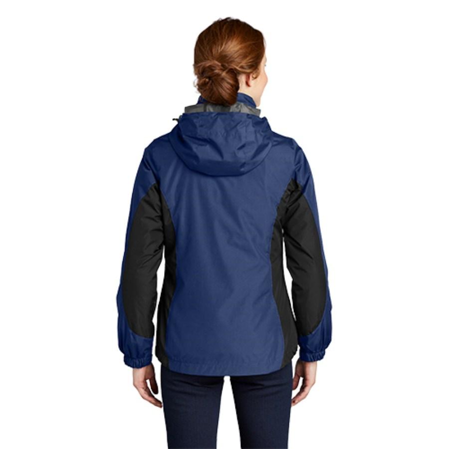 Port Authority Women's Colorblock 3-in-1 Jacket Perspective View