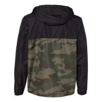 Independent Trading Co. Men's Lightweight Windbreaker Full-Zip Jacket Additional Angle