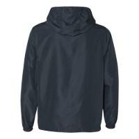 Independent Trading Co. Men's Lightweight Windbreaker Full-Zip Jacket Feature Close-up