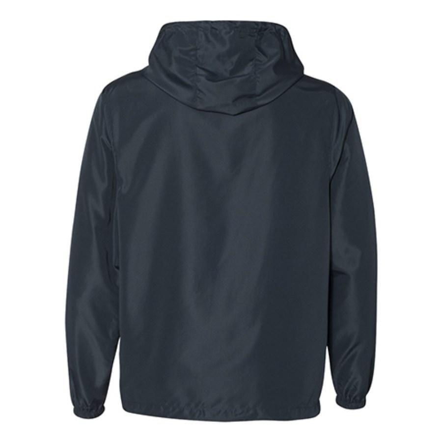 Independent Trading Co. Men's Lightweight Windbreaker Full-Zip Jacket Feature Close-up