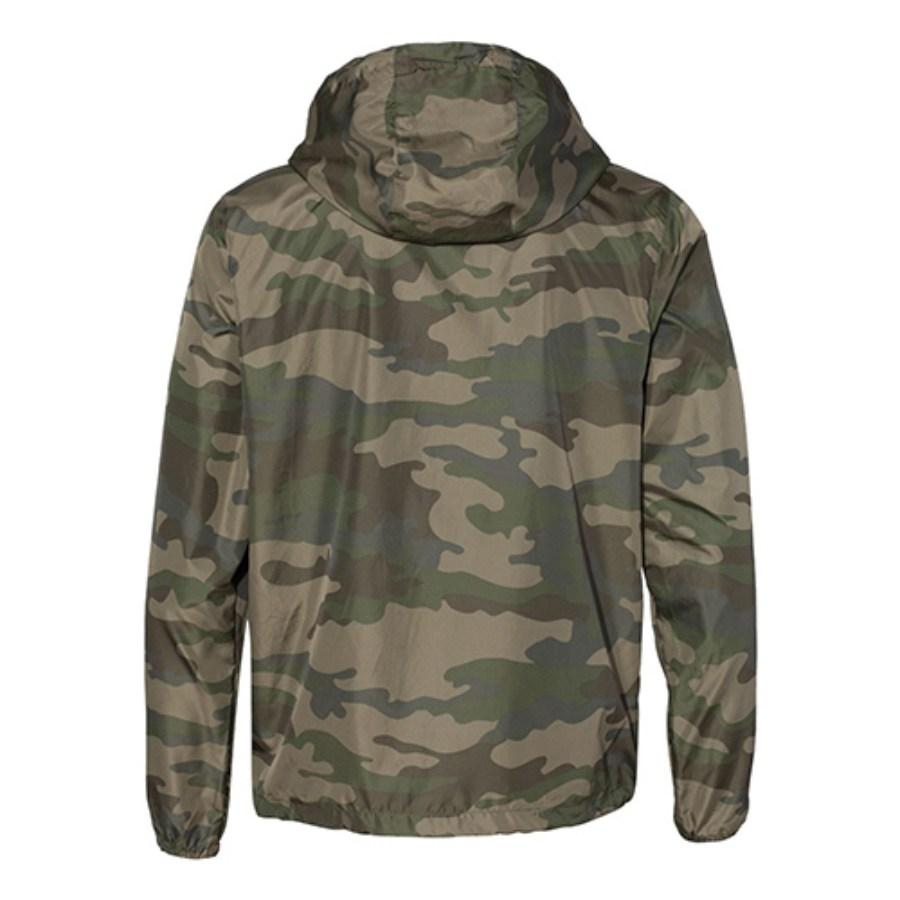 Independent Trading Co. Men's Lightweight Windbreaker Full-Zip Jacket Additional view