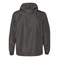 Independent Trading Co. Men's Lightweight Windbreaker Full-Zip Jacket Additional Angle