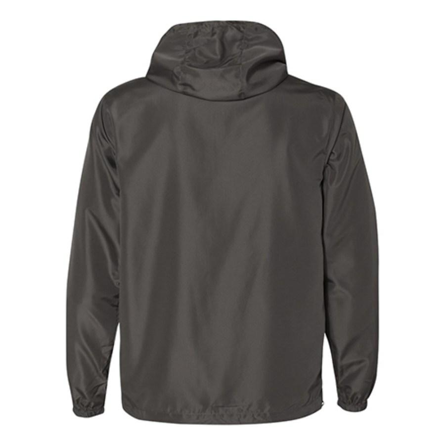 Independent Trading Co. Men's Lightweight Windbreaker Full-Zip Jacket Additional Angle