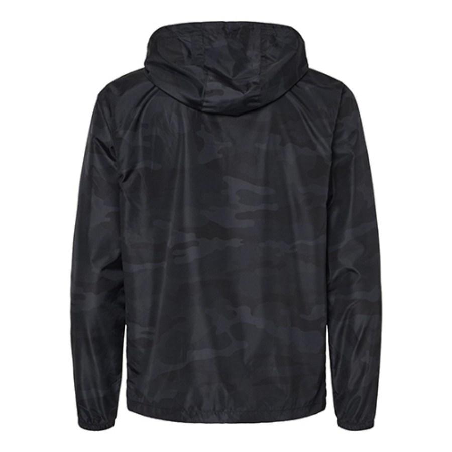 Independent Trading Co. Men's Lightweight Windbreaker Full-Zip Jacket Feature Close-up