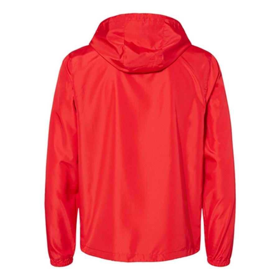 Independent Trading Co. Men's Lightweight Windbreaker Full-Zip Jacket Additional Angle