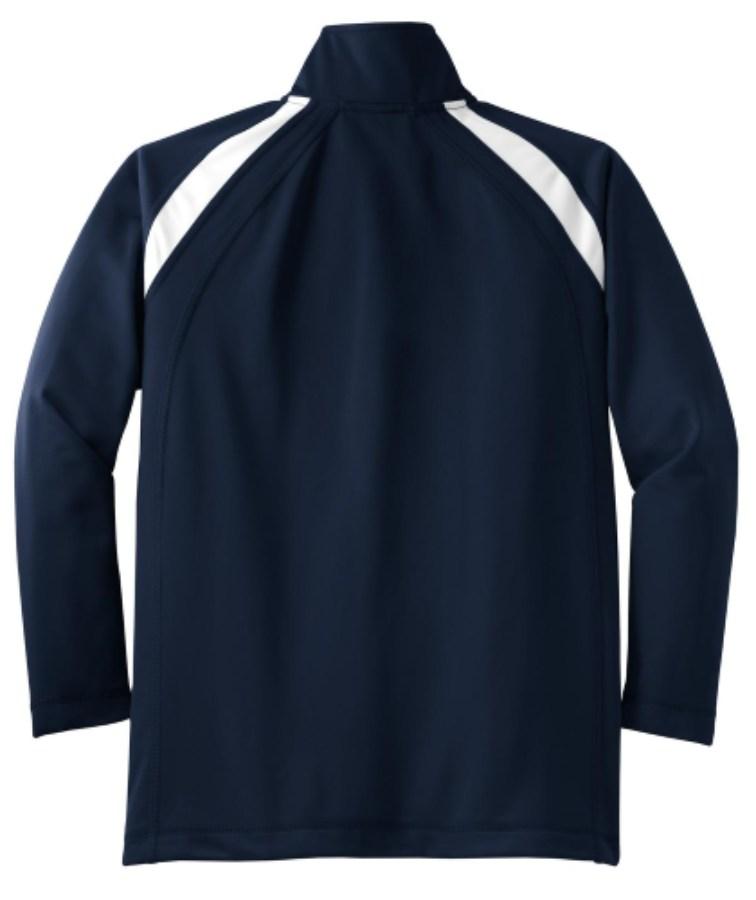 Sport-Tek Youth Tricot Track Jacket Perspective View
