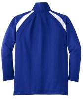 Sport-Tek Youth Tricot Track Jacket Feature Close-up
