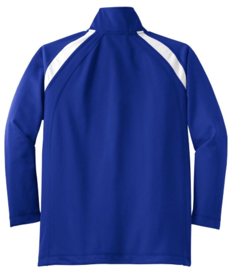 Sport-Tek Youth Tricot Track Jacket Feature Close-up