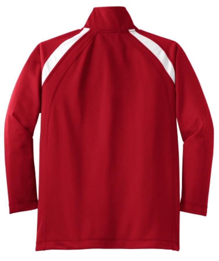 Sport-Tek Youth Tricot Track Jacket Close Up Detail