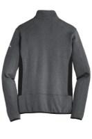 Eddie Bauer Full-Zip Heather Stretch Fleece Jacket Feature Close-up