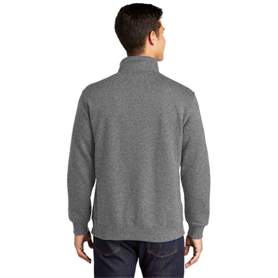 Sport-Tek Tall 1/4-Zip Sweatshirt Close Up Detail