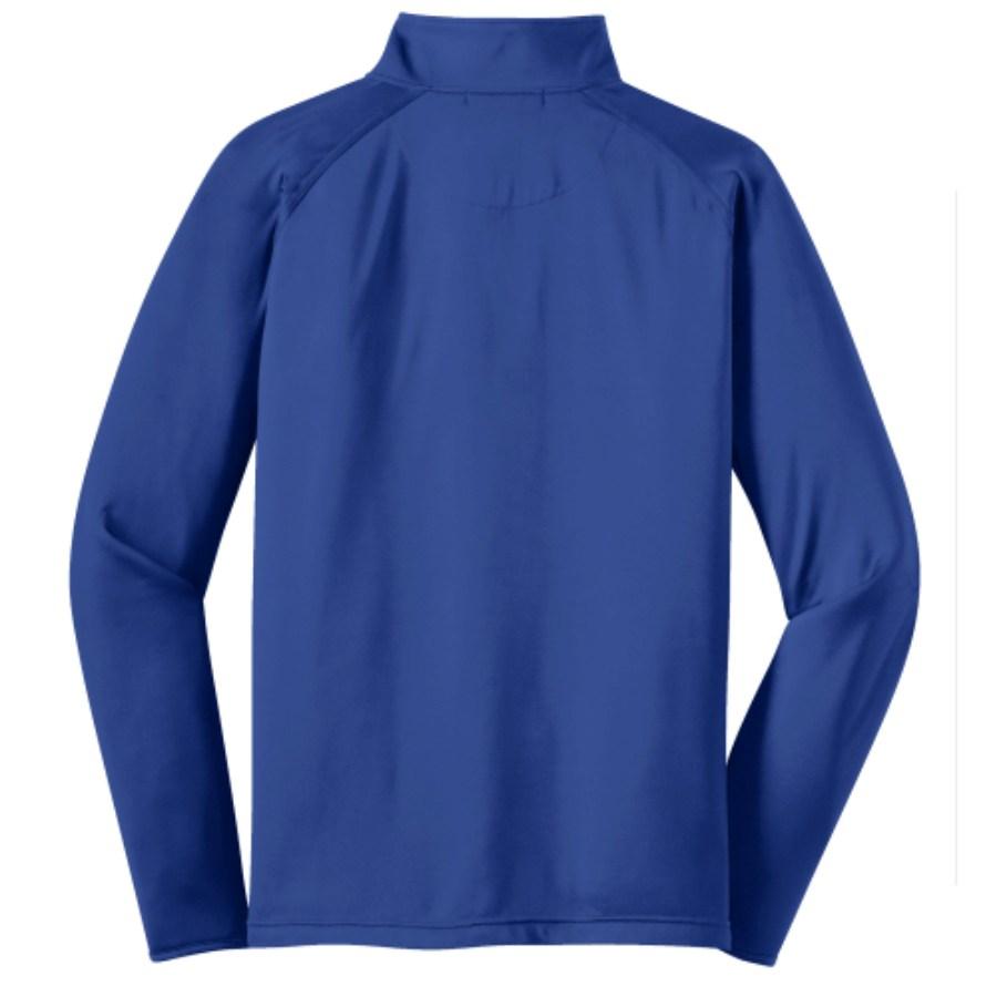 Sport-Tek Tall Sport-Wick Stretch 1/4-Zip Pullover Feature Close-up