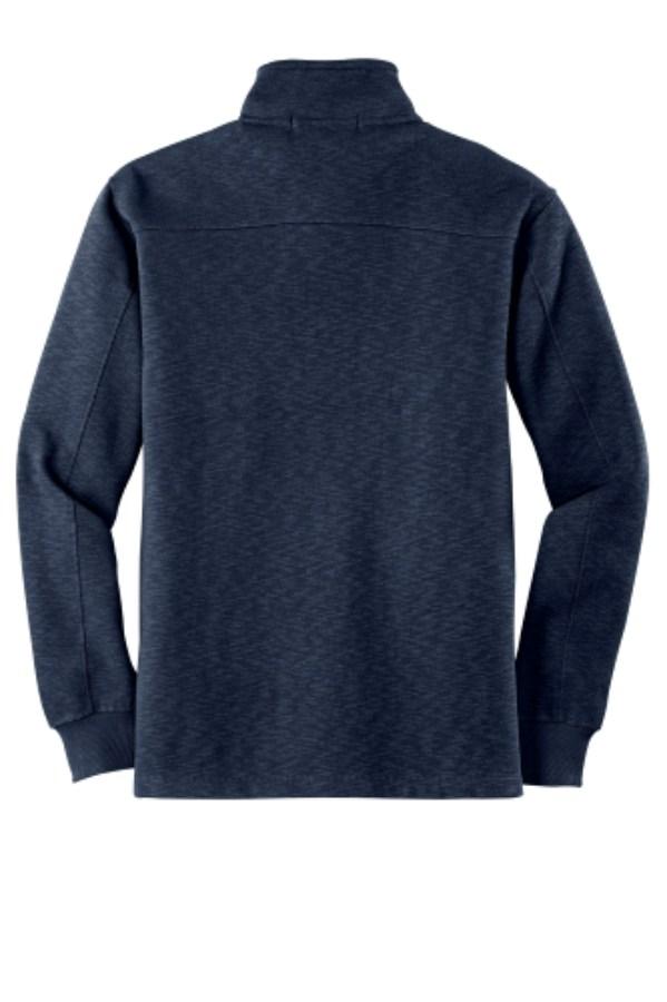 Port Authority Slub Fleece 1/4-Zip Pullover Feature Close-up