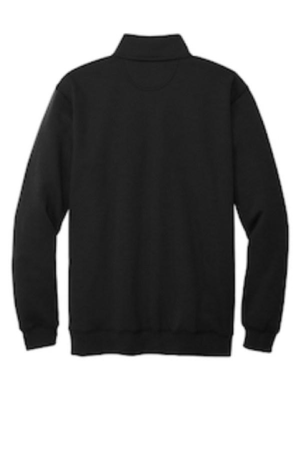 Carhartt Midweight 1/4-Zip Mock Neck Sweatshirt Feature Close-up