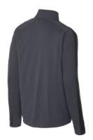 Sport-Tek Sport-Wick Textured Colorblock 1/4-Zip Pullover Close Up Detail