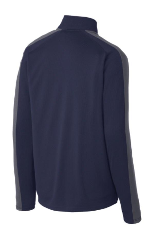 Sport-Tek Sport-Wick Textured Colorblock 1/4-Zip Pullover Additional view