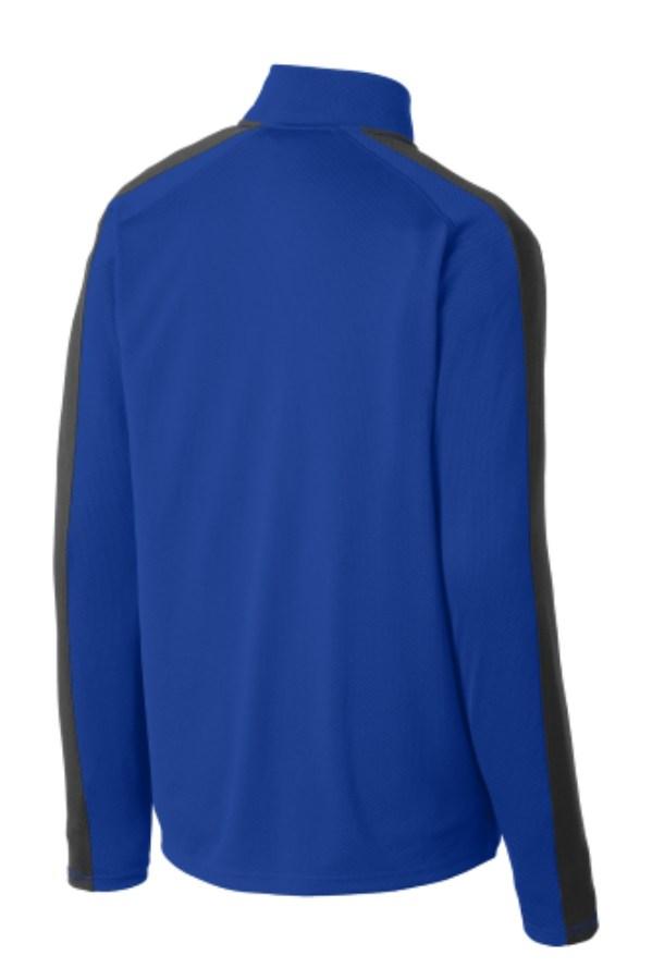 Sport-Tek Sport-Wick Textured Colorblock 1/4-Zip Pullover Alternate View