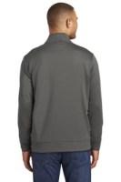 Port & Company Performance Fleece 1/4-Zip Pullover Sweatshirt Close Up Detail