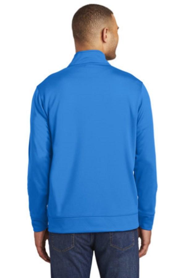 Port & Company Performance Fleece 1/4-Zip Pullover Sweatshirt Perspective View