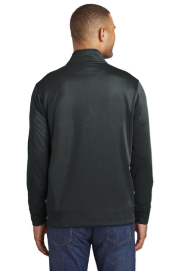 Port & Company Performance Fleece 1/4-Zip Pullover Sweatshirt Feature Close-up