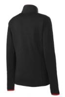 Sport-Tek Ladies Sport-Wick Stretch Contrast Full-Zip Jacket Perspective View