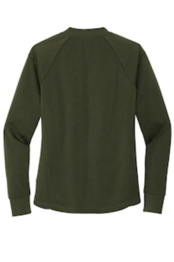 Mercer+Mettle Women's Double-Knit Bomber Feature Close-up