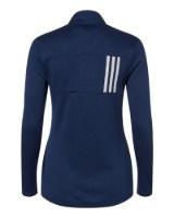 Adidas Women's 3-Stripes Double Knit Full-Zip Feature Close-up