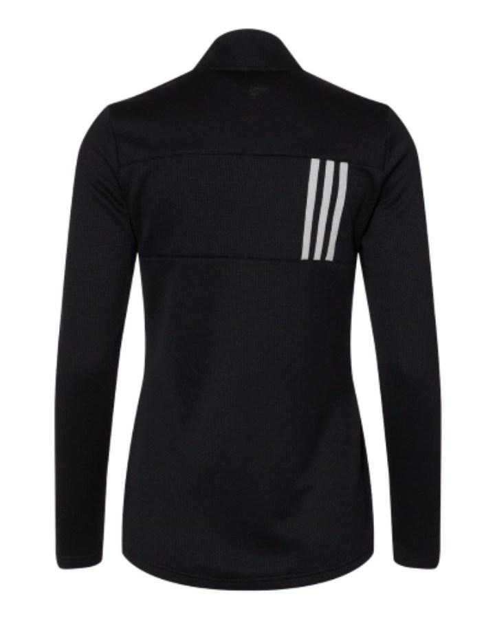 Adidas Women's 3-Stripes Double Knit Full-Zip Close Up Detail
