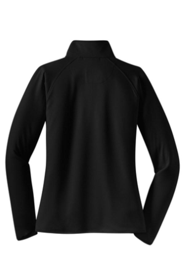 Sport-Tek Ladies Sport-Wick Stretch 1/4-Zip Pullover Feature Close-up