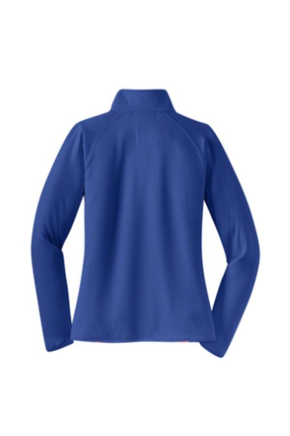 Sport-Tek Ladies Sport-Wick Stretch 1/4-Zip Pullover Feature Close-up