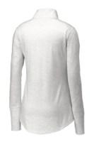Sport-Tek Ladies Sport-Wick Stretch Reflective 1/2-Zip Pullover Feature Close-up