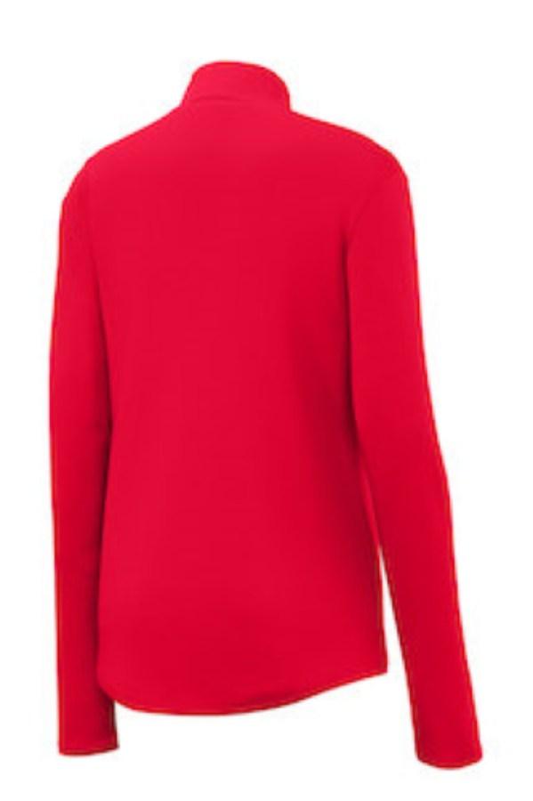Sport-Tek Ladies PosiCharge Competitor 1/4-Zip Pullover Close Up Detail