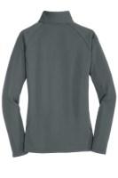 Eddie Bauer Ladies Smooth Fleece 1/2-Zip Close Up Detail