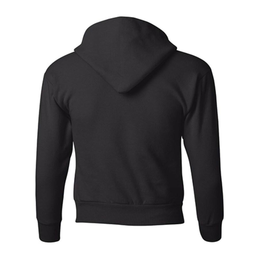 Hanes Ecosmart® Youth Hooded Sweatshirt Close Up Detail