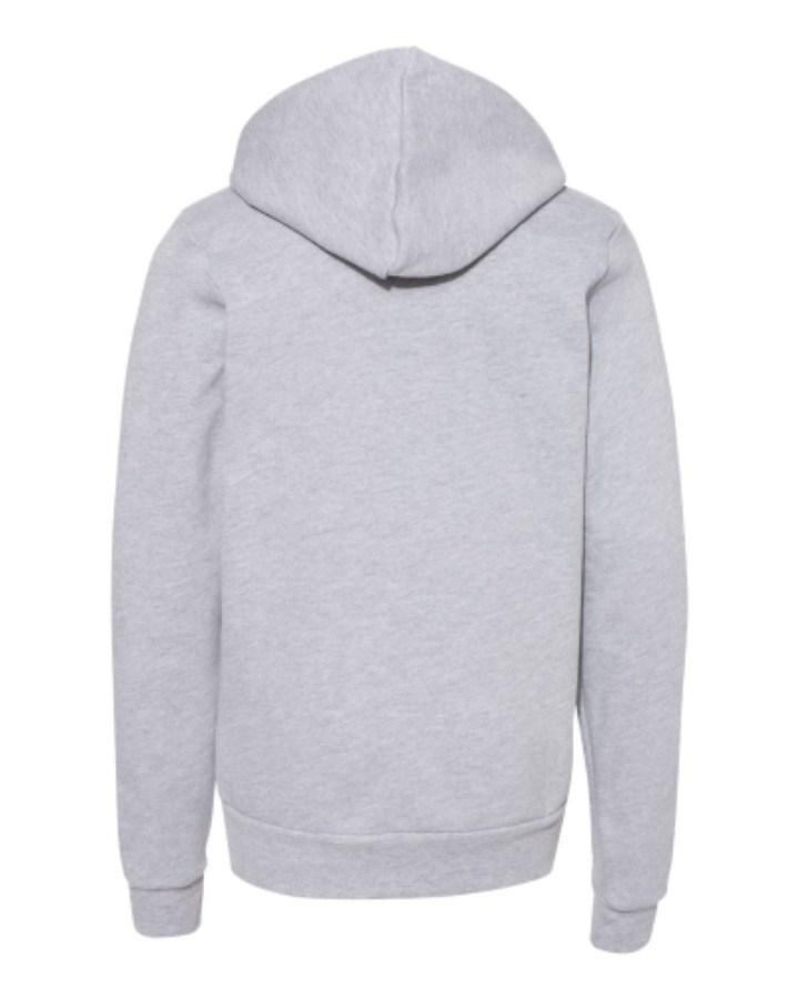 BELLA + CANVAS Youth Sponge Fleece Hoodie Close Up Detail