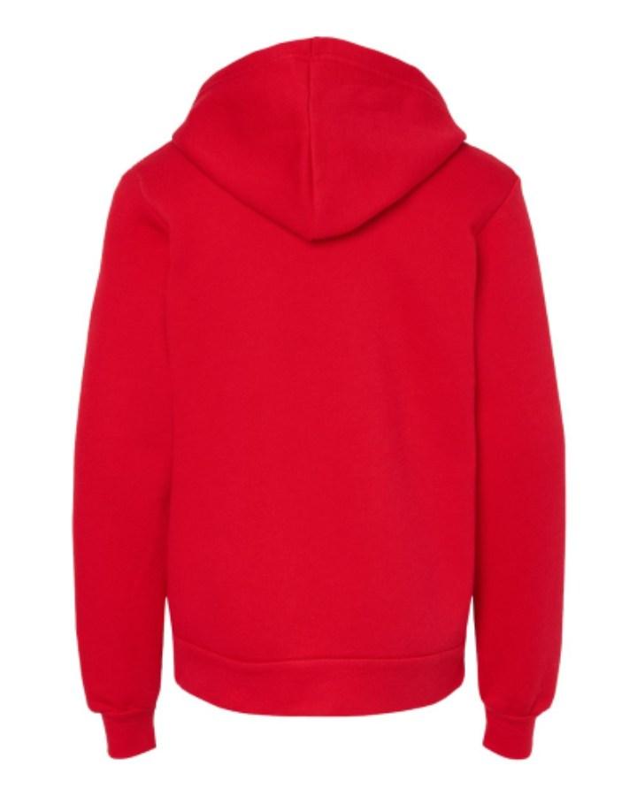 BELLA + CANVAS Youth Sponge Fleece Hoodie Feature Close-up
