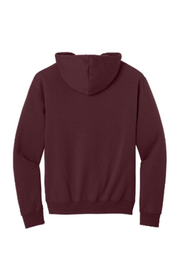Jerzees NuBlend Full-Zip Hooded Sweatshirt Feature Close-up