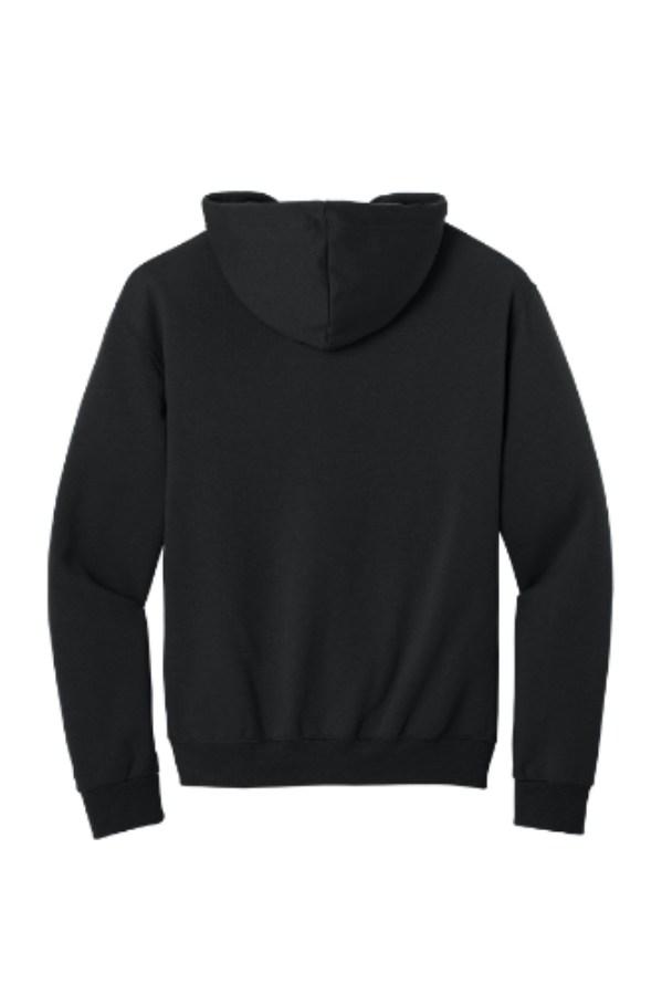 Jerzees NuBlend Full-Zip Hooded Sweatshirt Close Up Detail