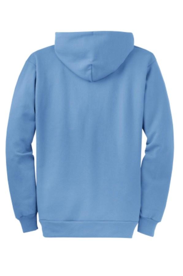 Port & Company Core Fleece Full-Zip Hooded Sweatshirt Feature Close-up
