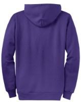 Port & Company Core Fleece Full-Zip Hooded Sweatshirt Close Up Detail
