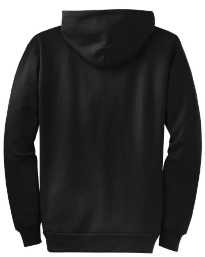 Port & Company Core Fleece Full-Zip Hooded Sweatshirt Feature Close-up