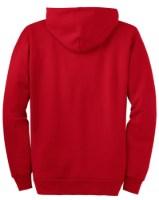 Port & Company Essential Fleece Full-Zip Hooded Sweatshirt Perspective View