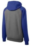 Sport-Tek Raglan Colorblock Full-Zip Hooded Fleece Jacket Additional view